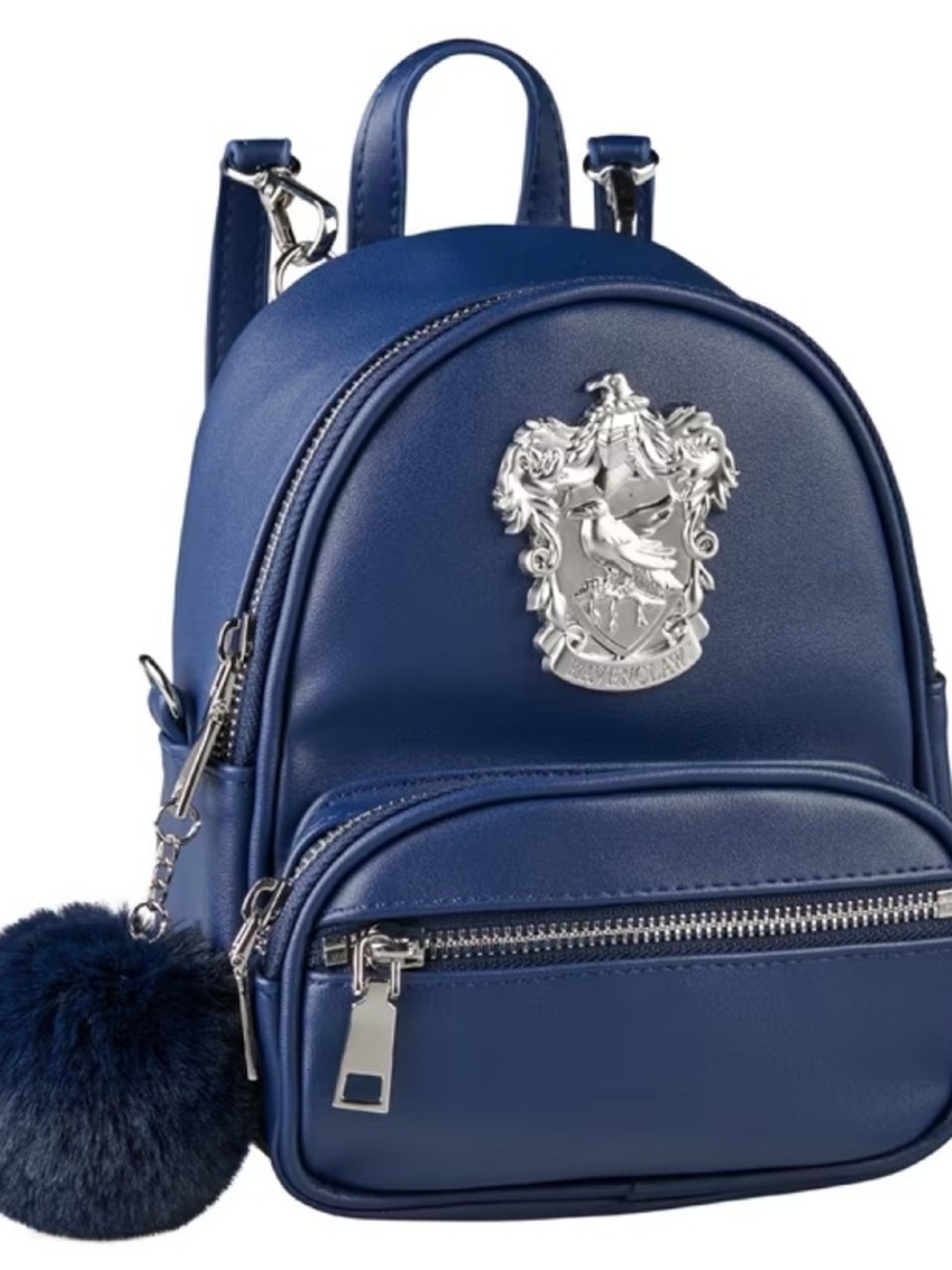 Navy Crest Mini Backpack - Unbranded